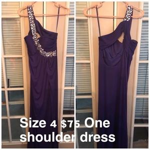 One Shoulder Formal Dress